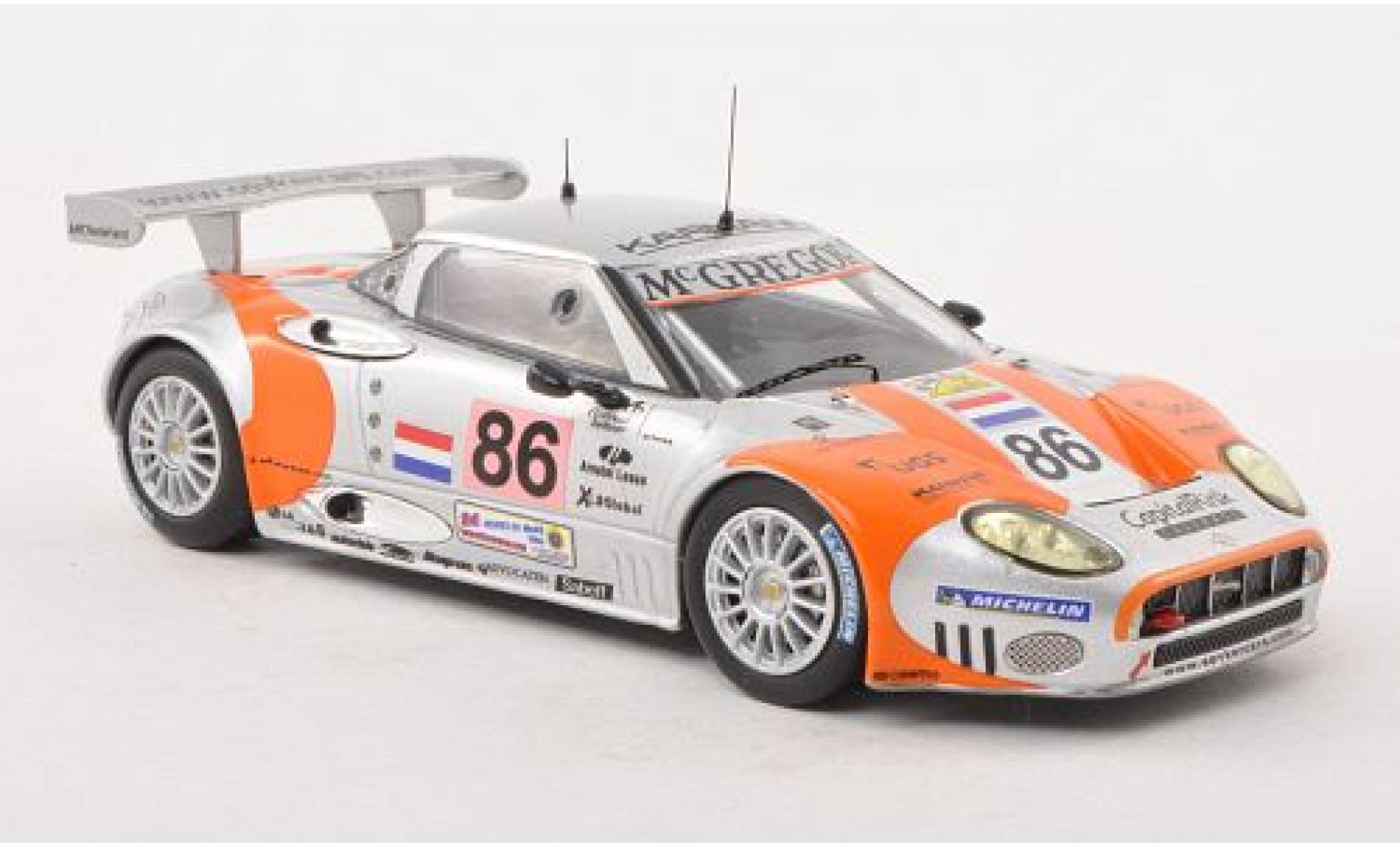 Aston Martin V8 Vantage GT2 1/43 IXO Spyker C8 Spyder GT2-R No.86 24h Le Mans 2006 J.Bleekemolen/M.Hezemans/J.Kane diecast model cars