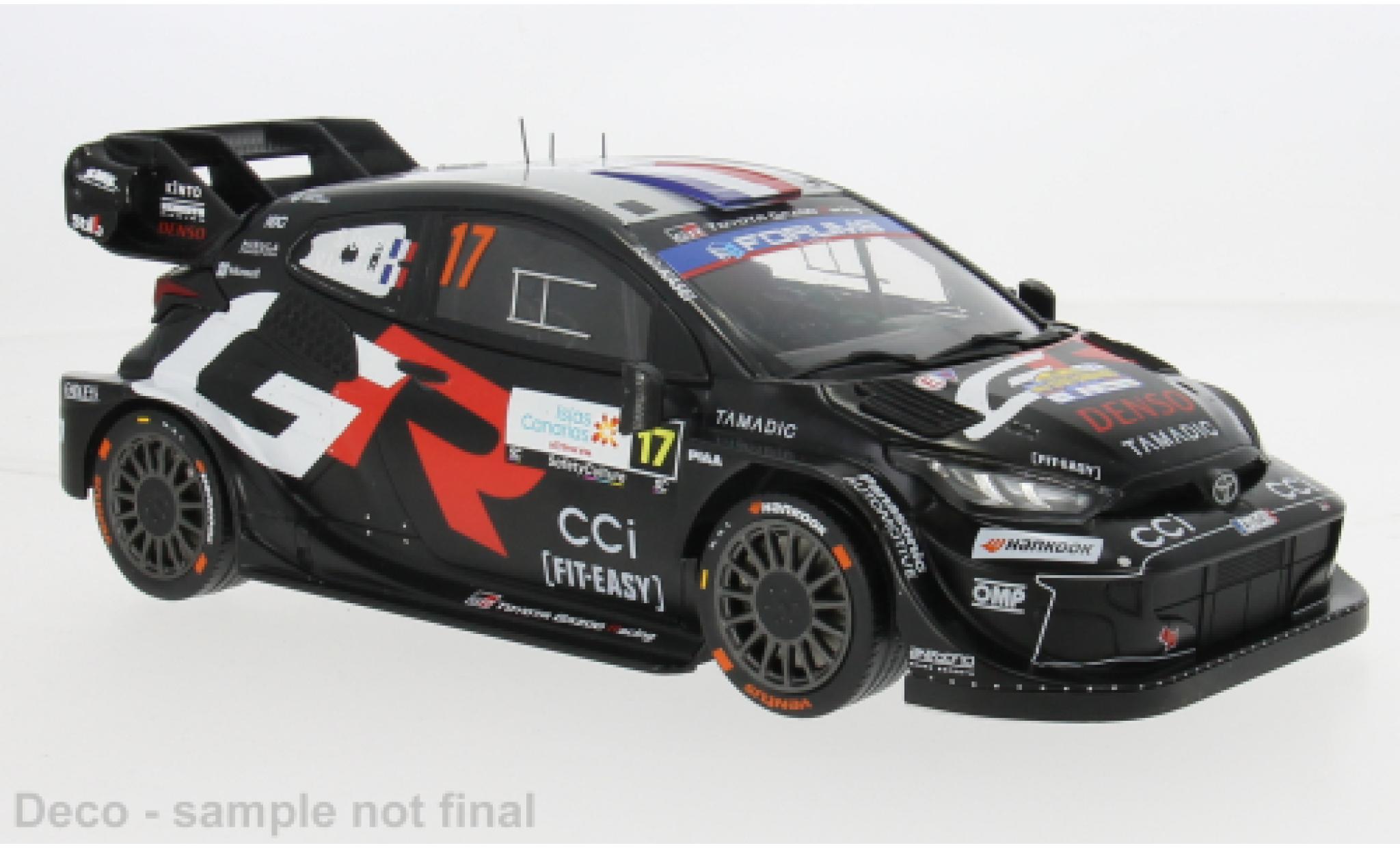 Toyota Yaris 1/18 IXO GR Rally1 Rally Islas Canaris 2025 #17 1:18 diecast model cars