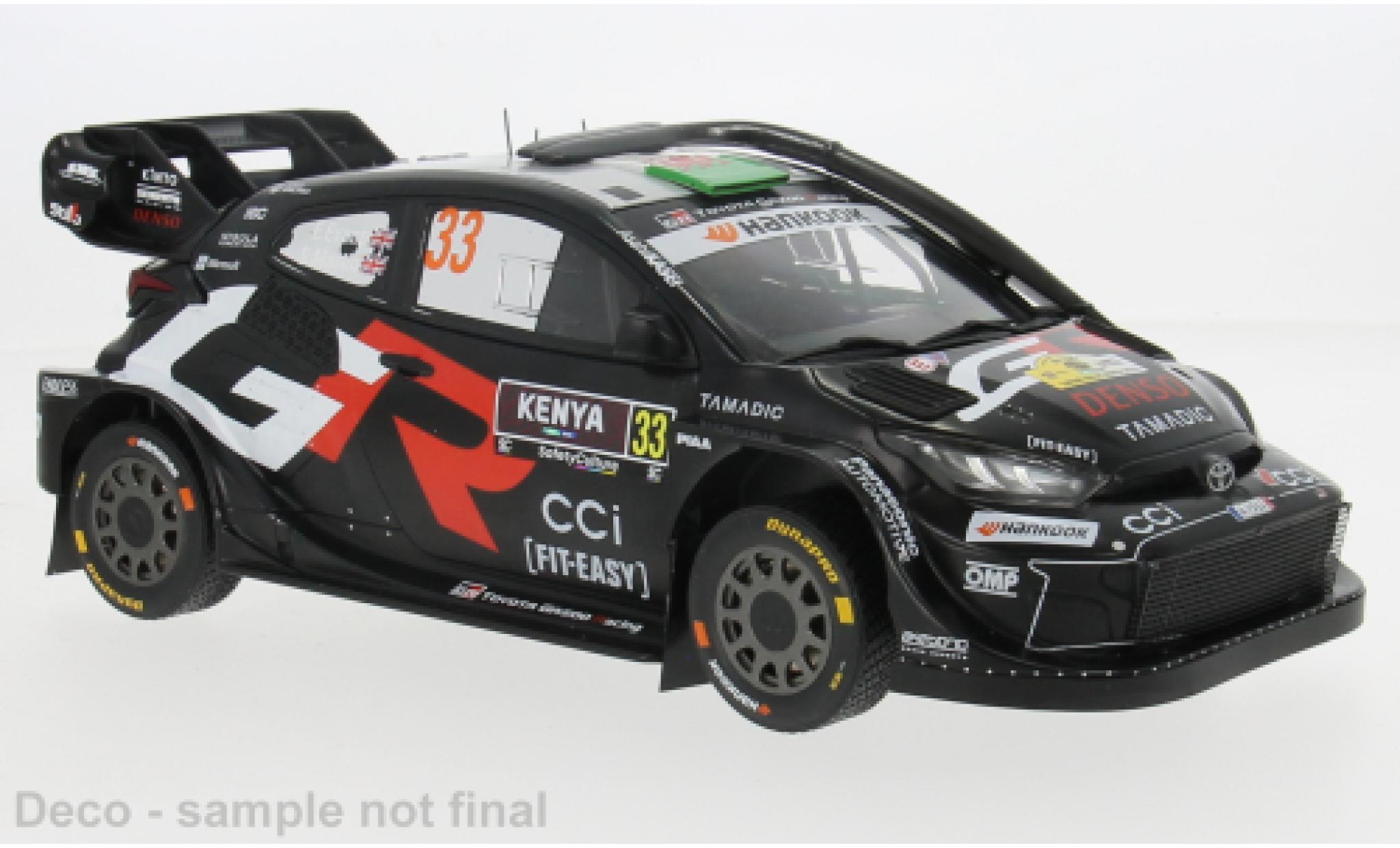 Toyota Yaris 1/18 IXO GR Rally1 Safari Rally Kenia 2025 #33 1:18 diecast model cars