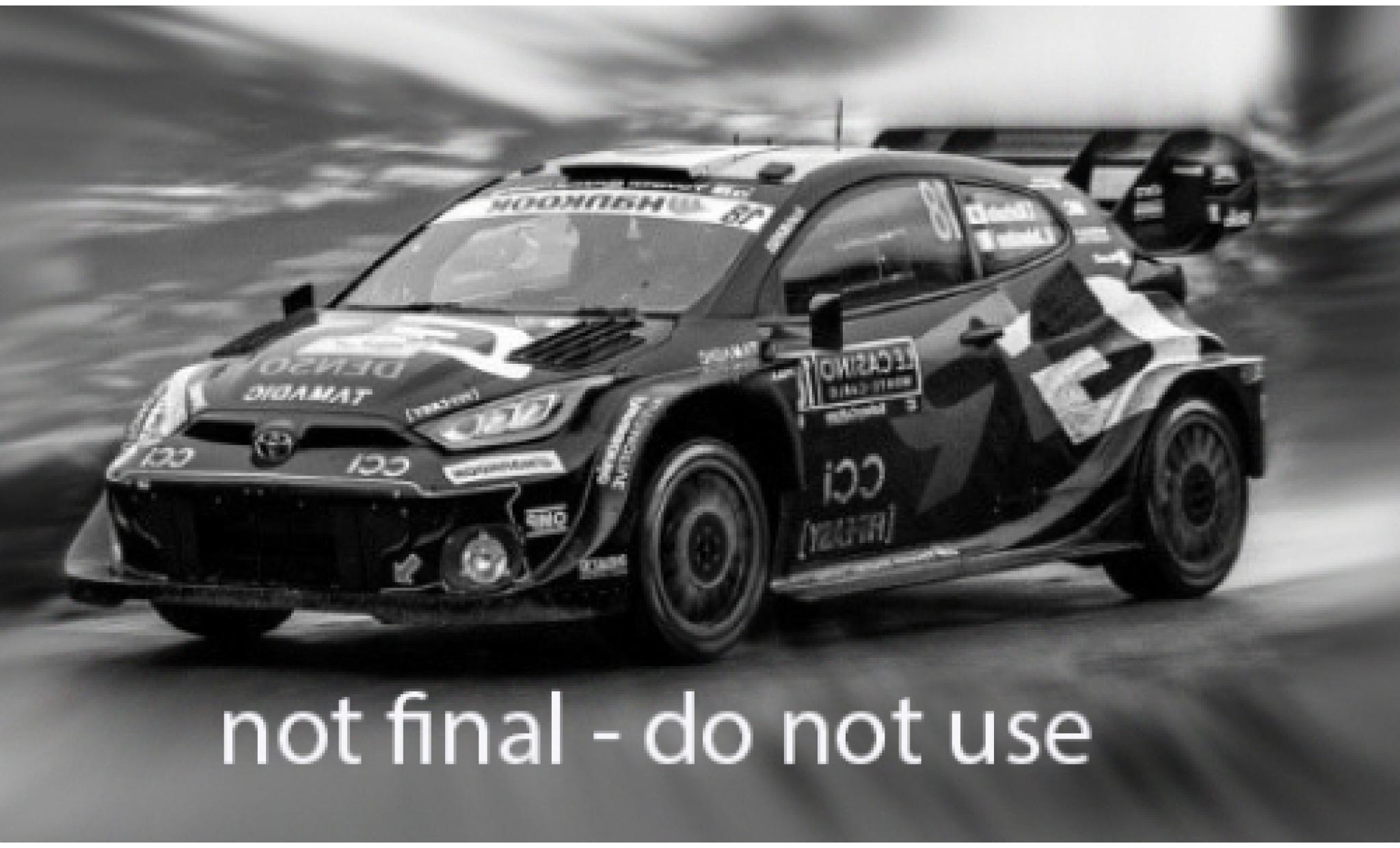 Toyota Yaris 1/43 IXO GR Rally1 WRC Rally Monte Carlo 2025 #18 1:43 diecast model cars