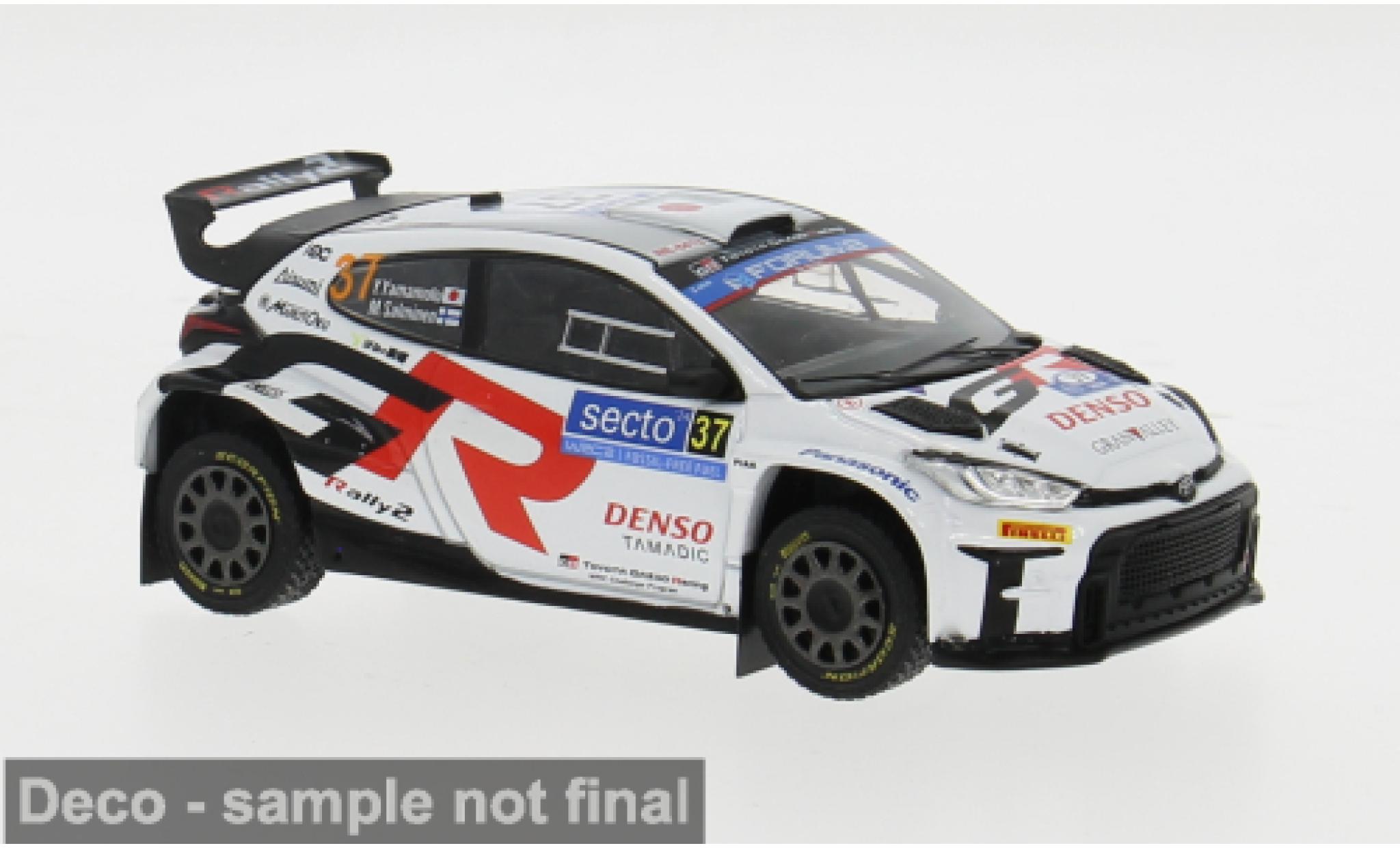 Toyota Yaris 1/43 IXO GR Rally2 Rally WM Rally Finland 2024 #37 1:43 diecast model cars