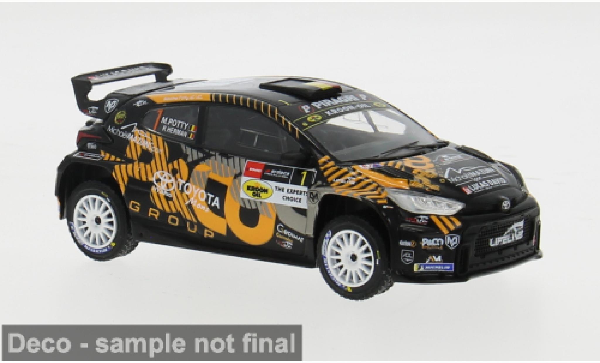 Toyota Yaris 1/43 IXO GR Rally2 Rally WM Rally Ypres 2024 #1 1:43 diecast model cars