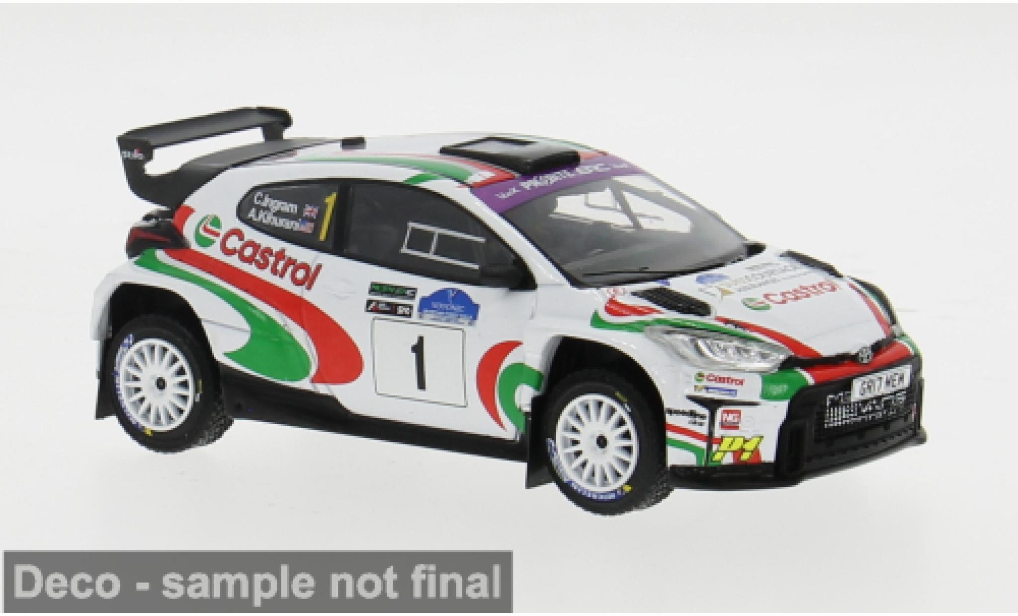 Toyota Yaris 1/43 IXO GR Rally2 Rally WM Voyonic Grampian Forest Rally 2024 #1 1:43 diecast model cars