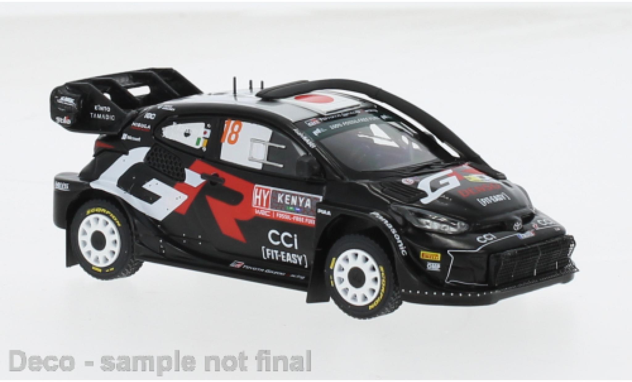 Toyota Yaris 1/43 IXO Rally 1 No.18 WRC Safari Rally Kenia 2024 1:43 diecast model cars