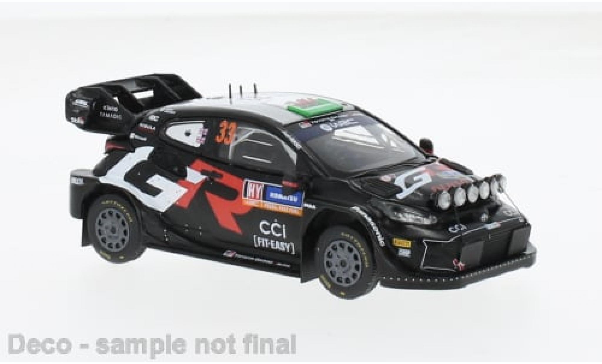 Toyota Yaris 1/43 IXO Rally 1 No.33 WRC Rally Schweden 2024 1:43 diecast model cars