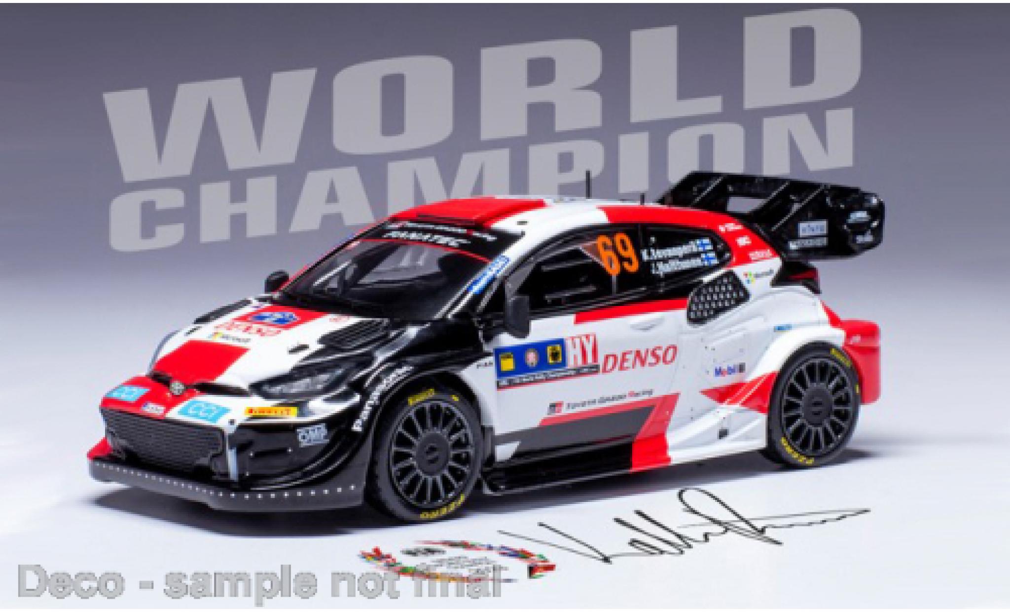 Toyota Yaris 1/43 IXO Rally 1 No.69 WRC Central European Rally 2023 1:43 diecast model cars