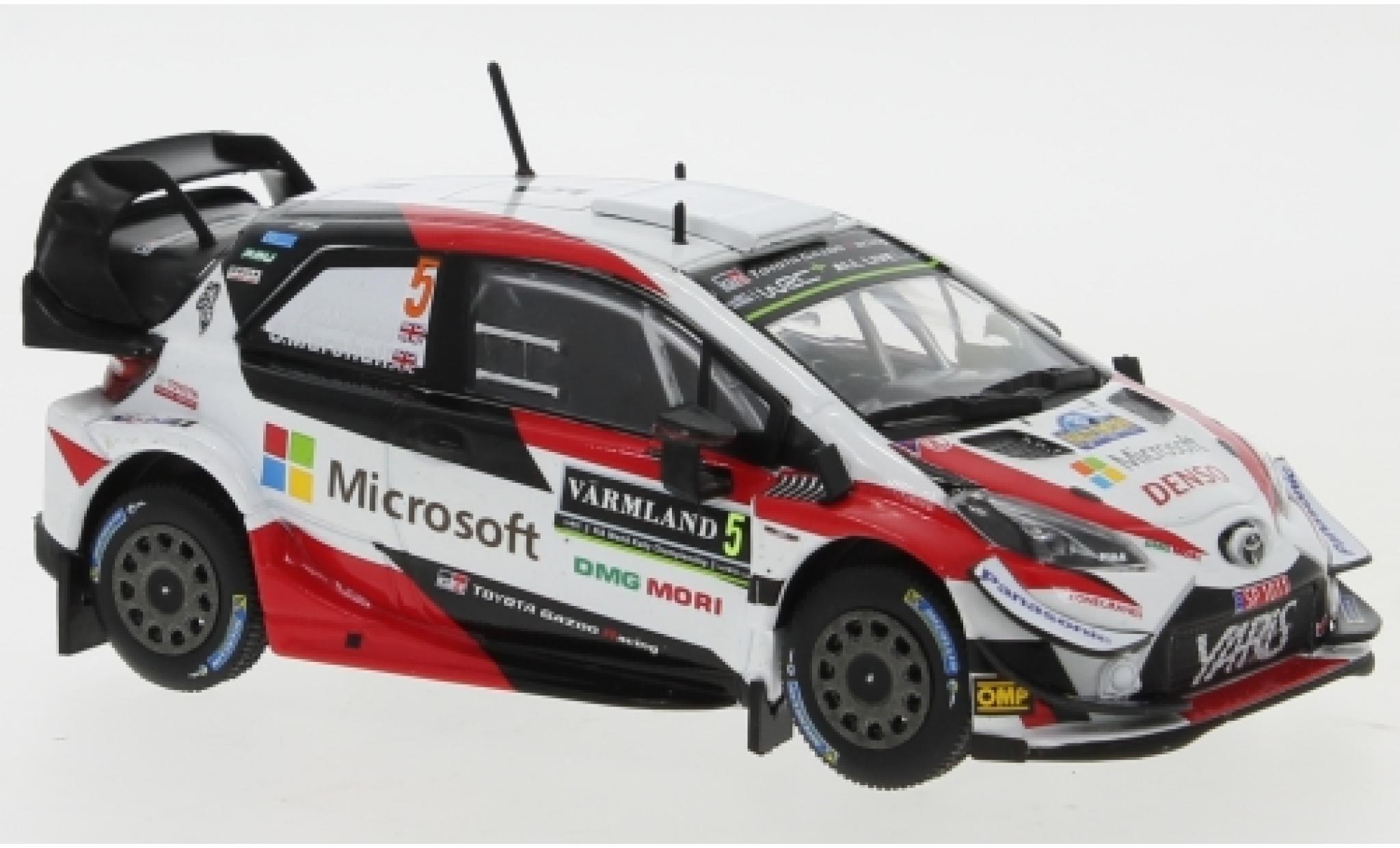 Toyota Yaris 1/43 IXO WRC No.5 Gazoo Racing Microsoft WRC Rally Schweden 2019 K.Meeke/S.Marshall diecast model cars