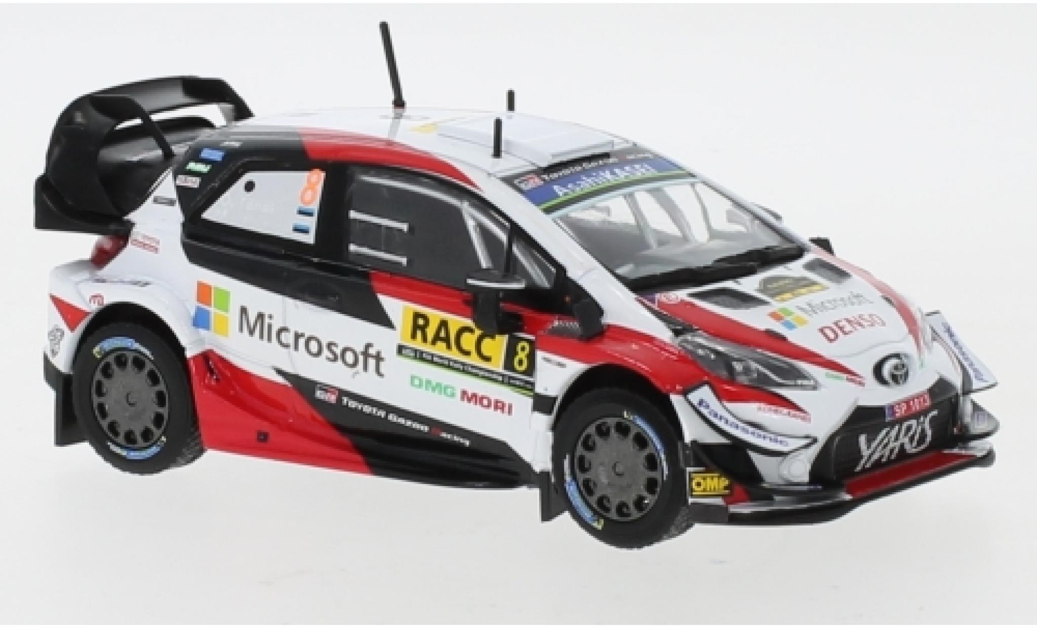 Toyota Yaris 1/43 IXO WRC No.8 Microsoft Rally WM Rally Catalunya 2019 O.T&auml;nak/M.J&auml;rveoja diecast model cars