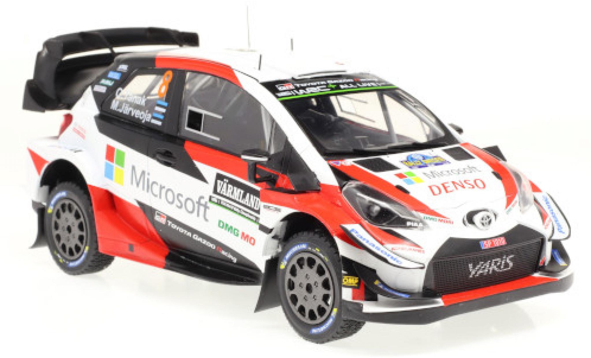 Toyota Yaris 1/18 IXO WRC No.8 Rally Schweden 2019 O.T&auml;nak/M.Jarveoja diecast model cars