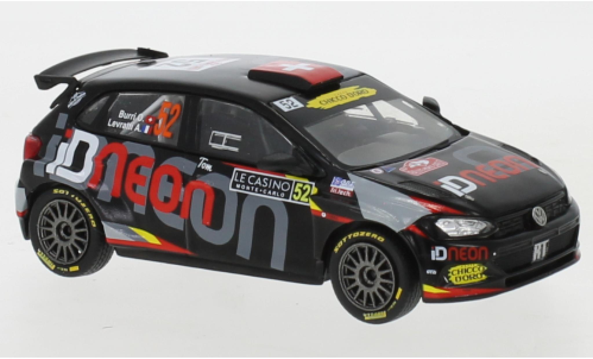 Volkswagen Polo 1/43 IXO GTI R5 No.52 Rally Monte Carlo 2021 O.Burri/A.Levratti diecast model cars