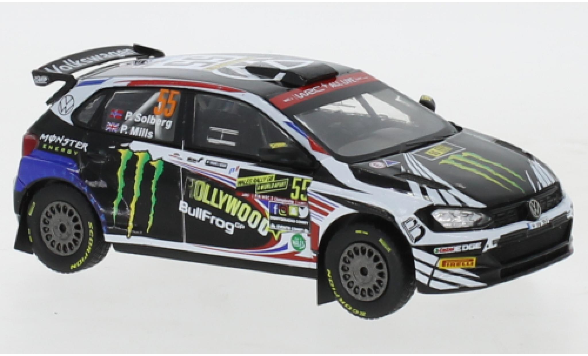 Volkswagen Polo 1/43 IXO GTI R5 No.55 Rally Wales 2019 P.Solberg/P.Mills diecast model cars