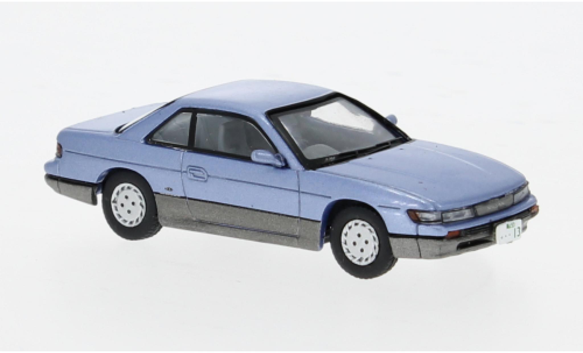 Nissan Silvia 1/64 J Collection (S13) blue/grey 1:64 diecast model cars
