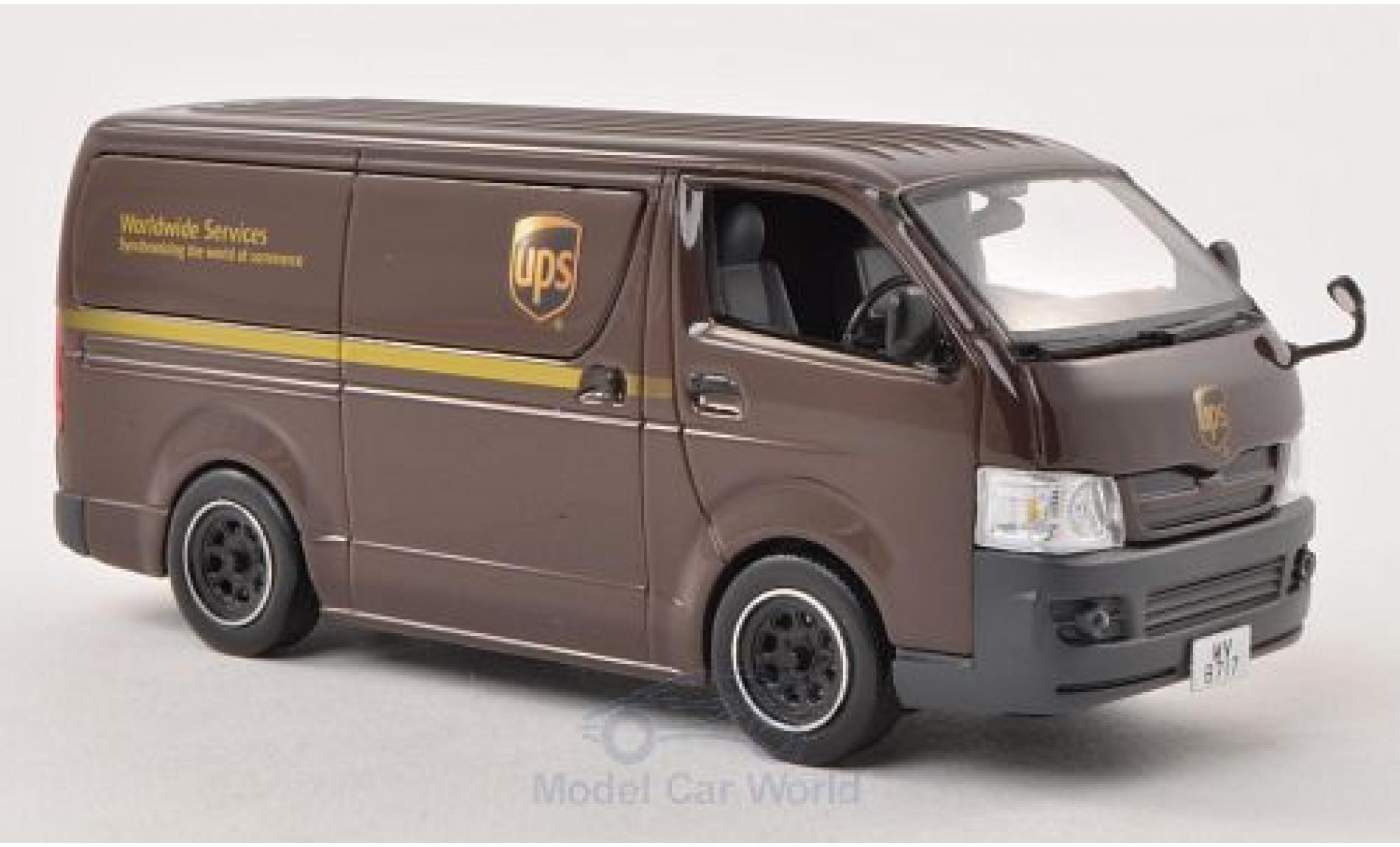 Toyota Hiace 1/43 J Collection Van RHD UPS (HK) 2007 diecast model cars