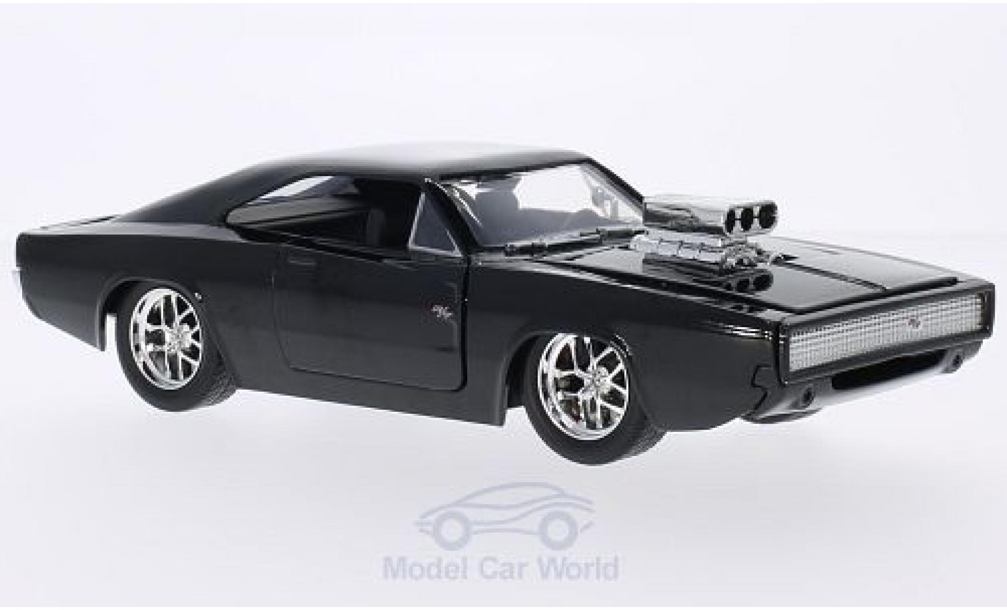 Dodge Charger 1/24 Jada Toys R/T black Furious 7 1970 Tuning diecast model cars