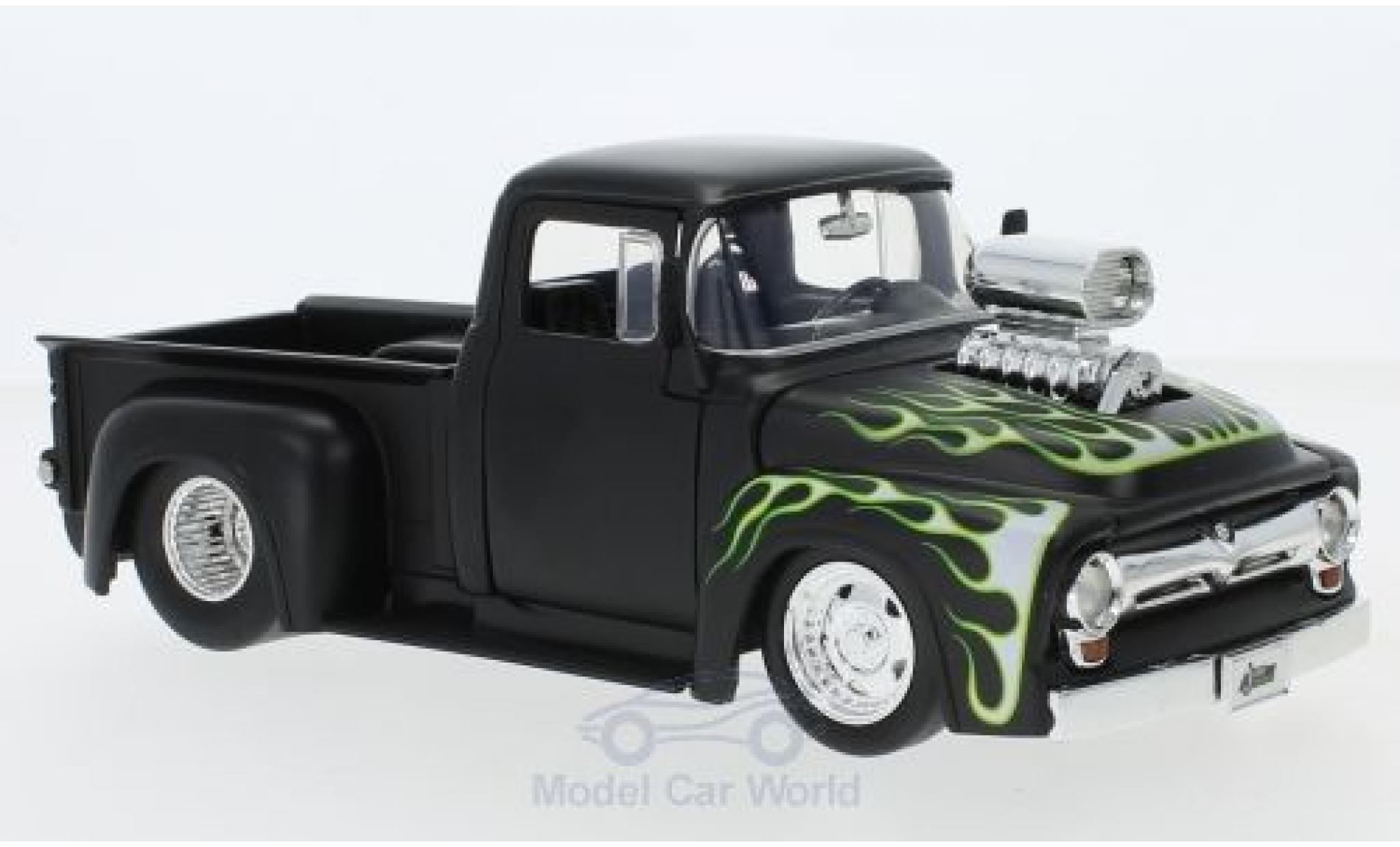 Ford F-1 1/24 Jada Toys 00 matt-black/Dekor 1956 diecast model cars