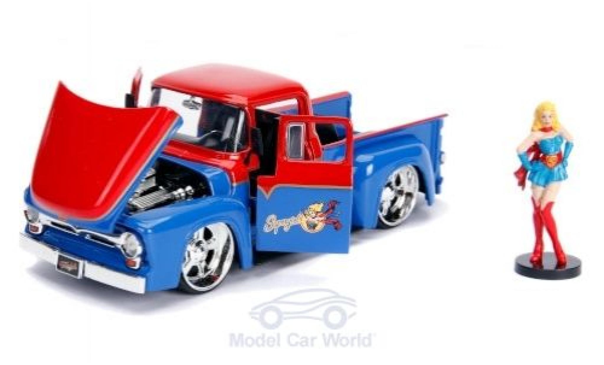 Ford F-1 1/24 Jada Toys 00 Supergirl 1956 mit Figur DC Comics Bombss diecast model cars
