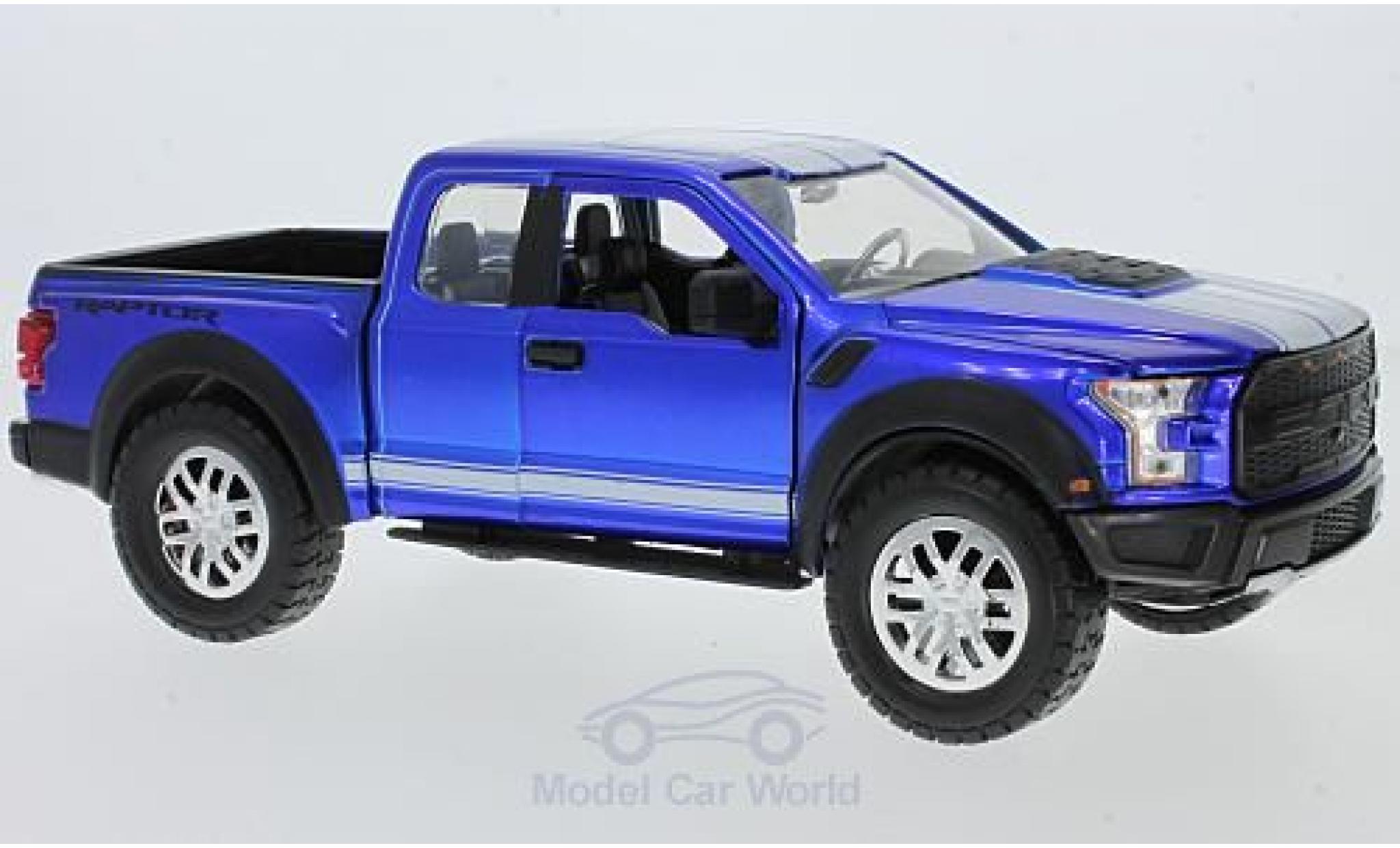 Ford F-1 1/24 Jada Toys 50 metallic blue/white 2017 mit Tuningr&auml;dern diecast model cars