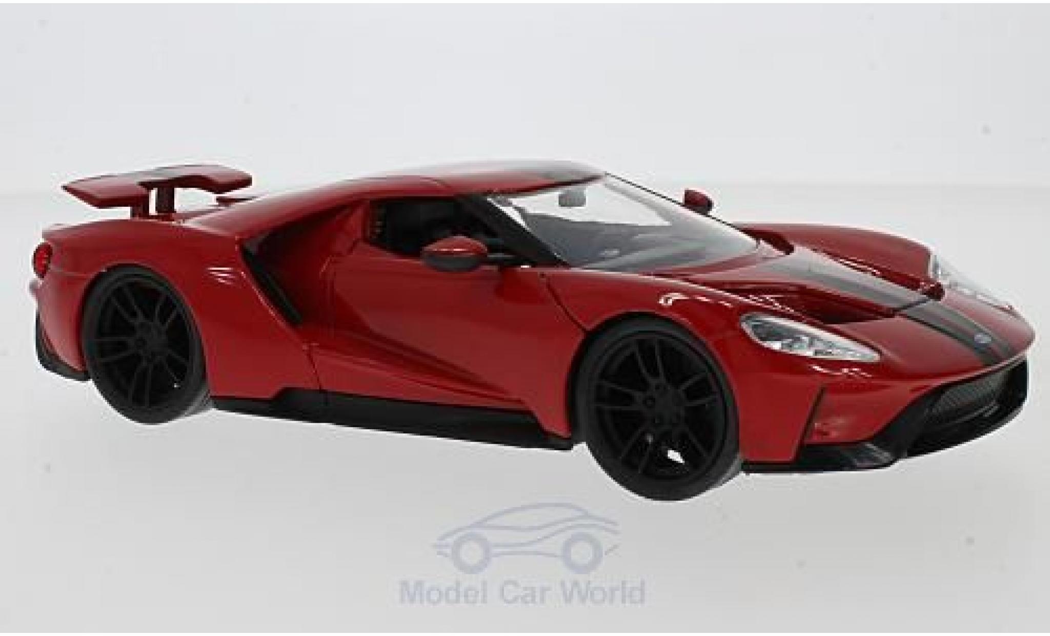 Ford GT 1/24 Jada Toys red 2017 diecast model cars