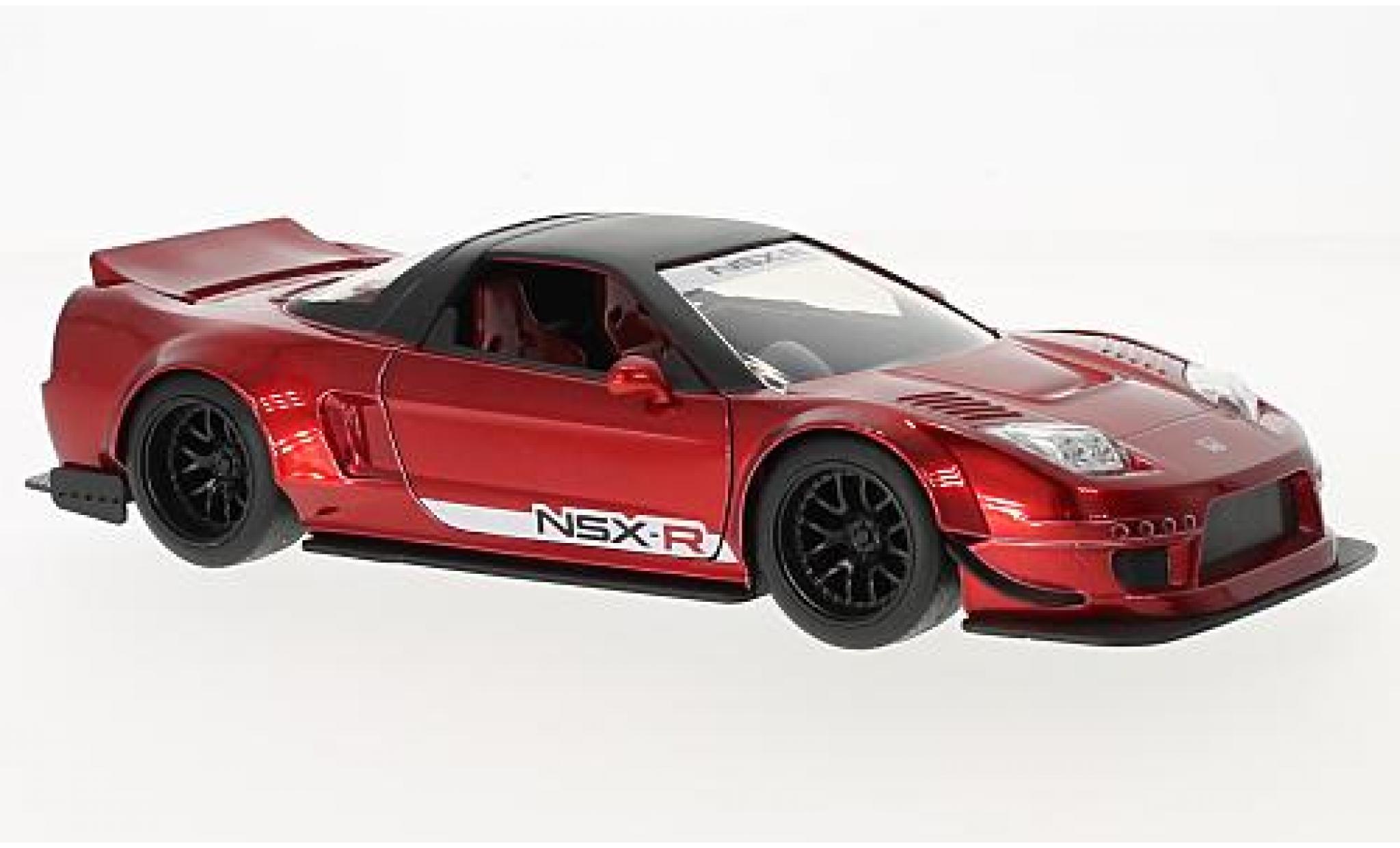 Honda NSX 1/24 Jada Toys Type-R metallic red/black RHD 2002 Japan Spec - Widebody diecast model cars