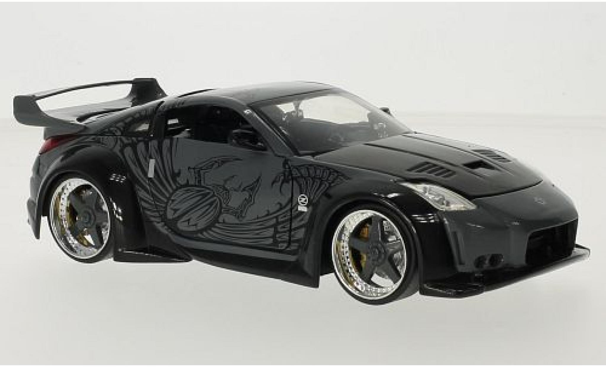 Nissan 350Z 1/24 Jada Toys Tuning grey/black Fast & Furious 2003 tuning diecast model cars