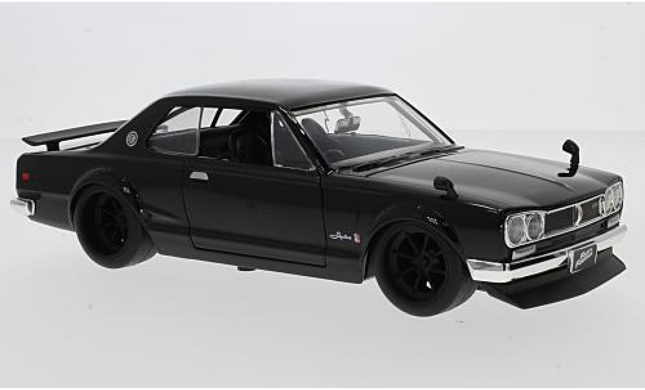 Nissan Skyline 1/24 Jada Toys 2000 GT-R (KPGC10) black RHD Fast & Furious diecast model cars