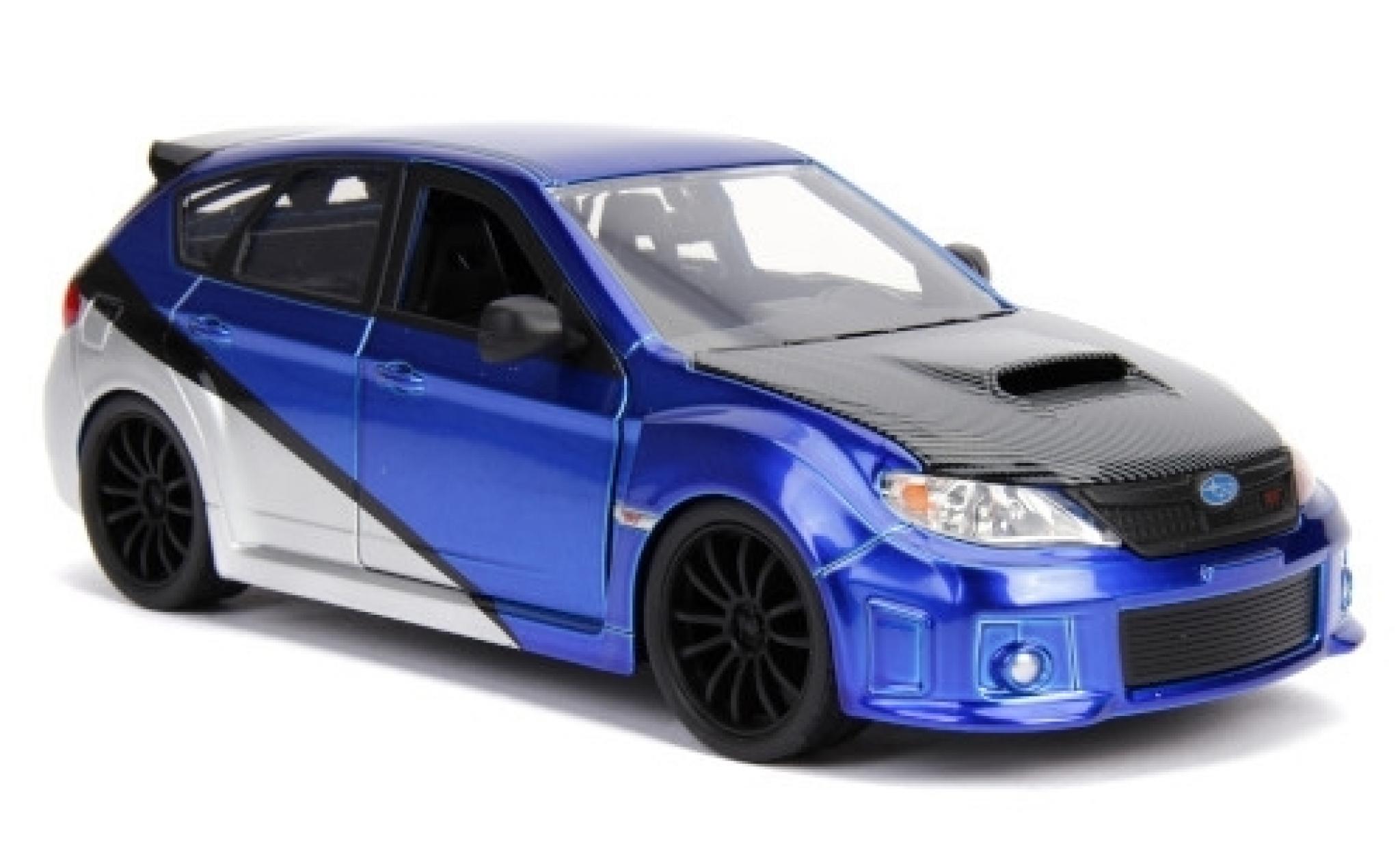Subaru Impreza 1/24 Jada Toys WRX STi Tuning blue/grey Fast & Furious 2012 diecast model cars