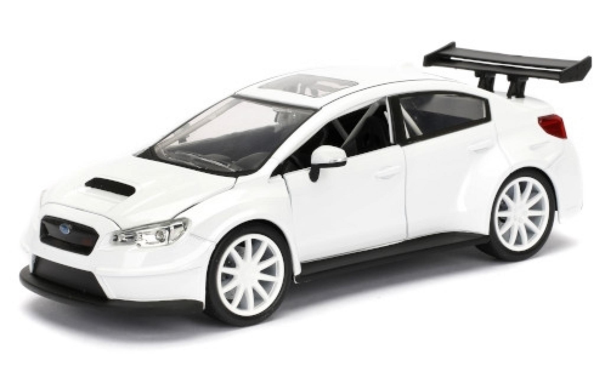 Subaru WRX 1/24 Jada Toys STI Tuning white Fast & Furious diecast model cars