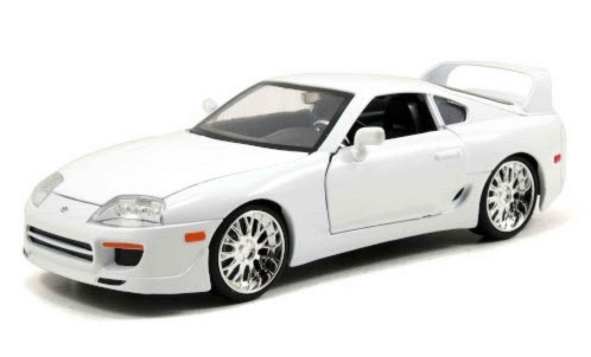 Toyota Supra 1/24 Jada Toys Tuning white Fast & Furious diecast model cars