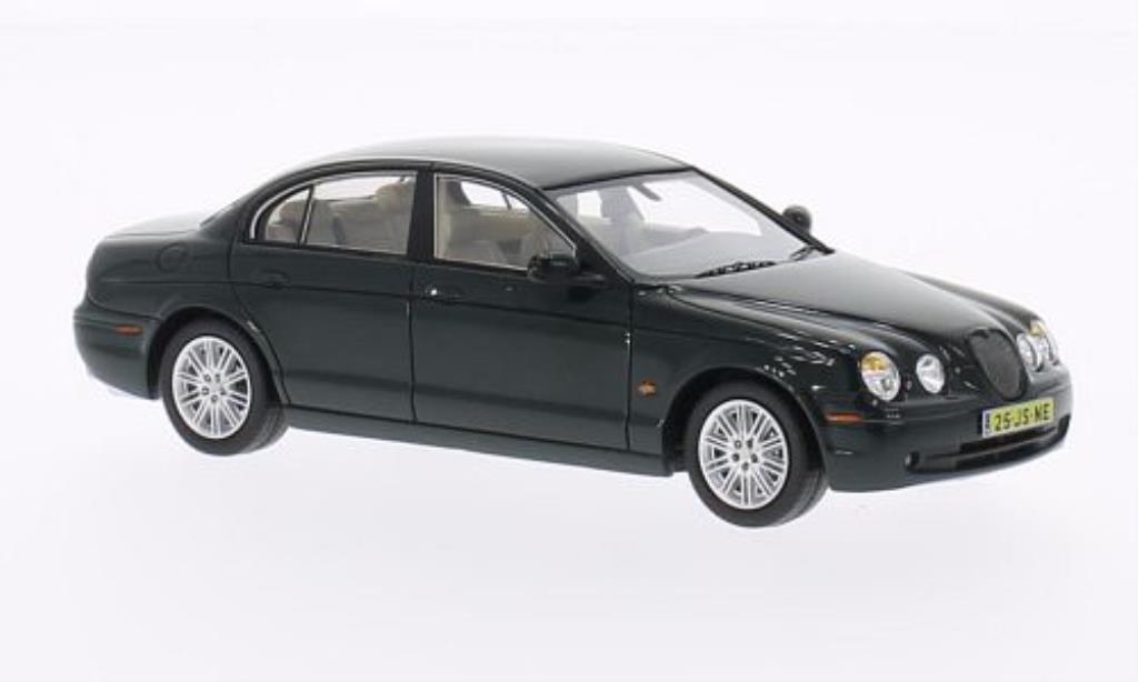 Jaguar S-Type 1/43 Neo grun 2004 diecast model cars