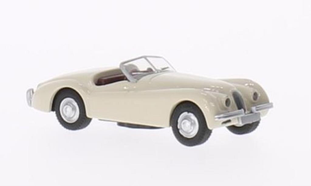Jaguar XK 120 1/87 Schuco 120 beige diecast model cars