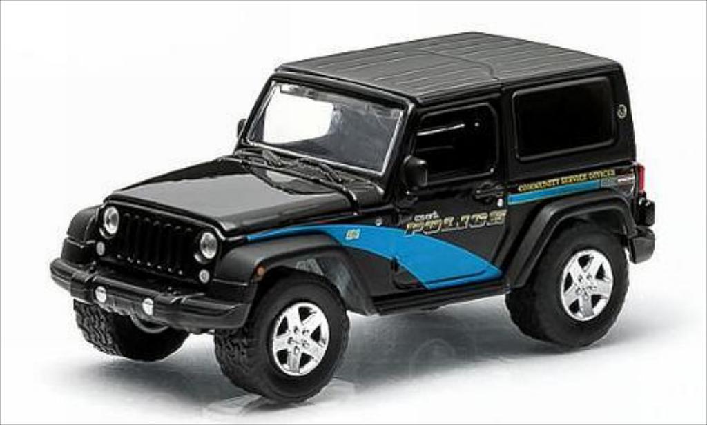 Jeep Wrangler 1/64 Greenlight Geneva Police 2012 diecast model cars