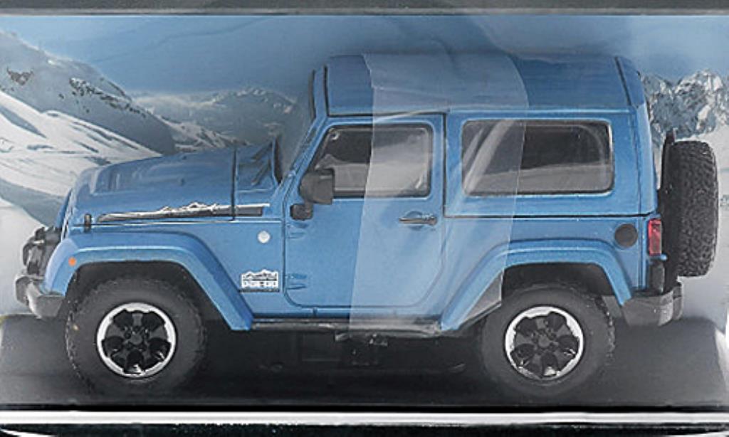 Jeep Wrangler 1/43 Greenlight Polar Edition blue 2014 diecast model cars