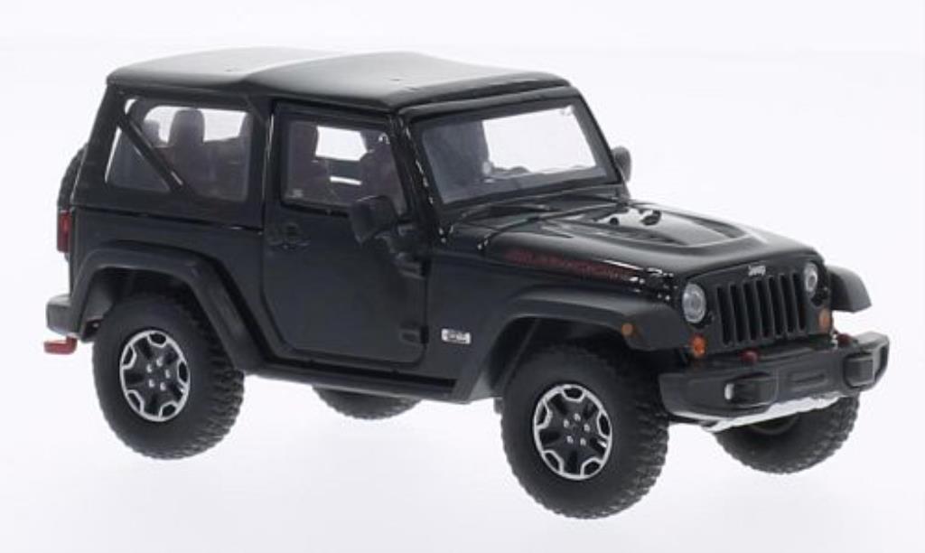 Jeep Wrangler 1/43 Greenlight Rubicon 10th Anniversary black 2013 diecast model cars