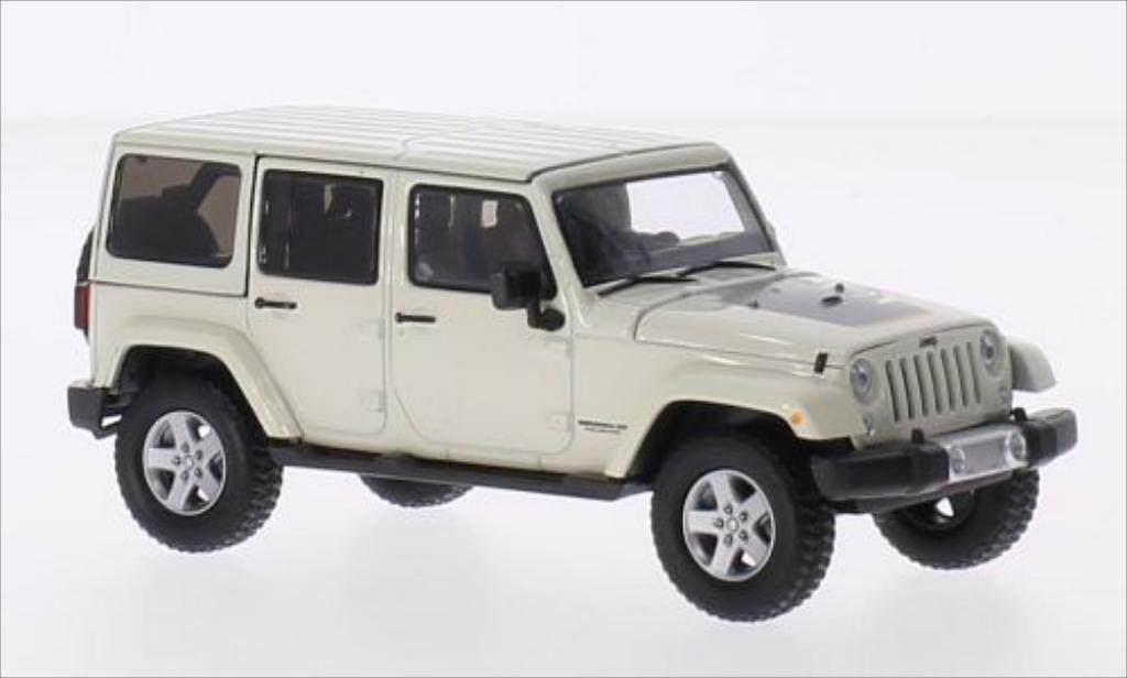 Jeep Wrangler 1/43 Greenlight Unlimited beige 2011 diecast model cars