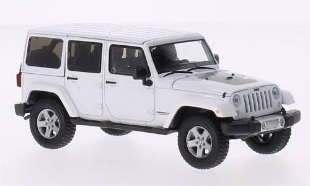 Jeep Wrangler 1/43 Greenlight Unlimited white 2011 diecast model cars