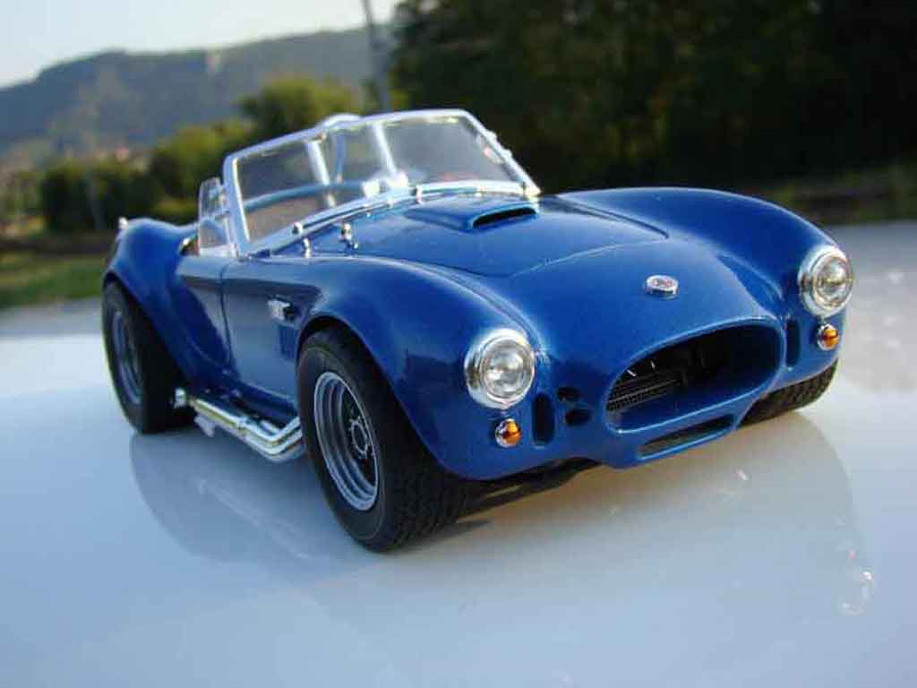 Shelby Ac Cobra 1/18 Road Signature 427 s/c blue jantes gmp diecast model cars