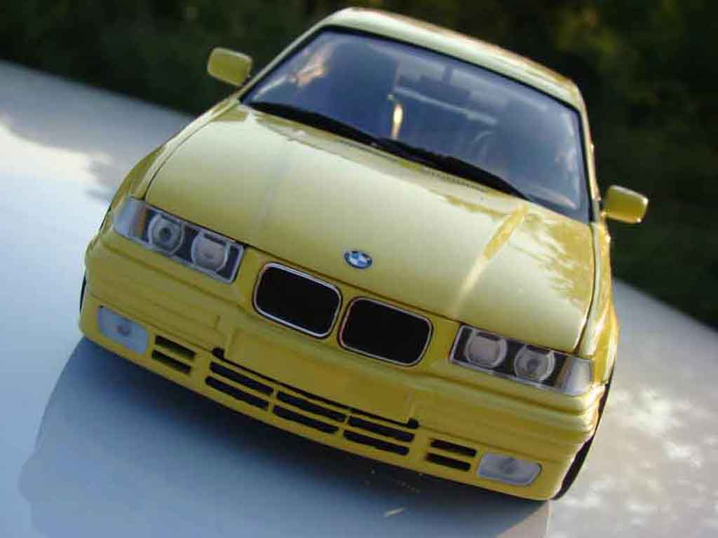 Bmw 325 E36 1/18 Ut Models E36 e36 coupe yellow kitee m3 diecast model cars