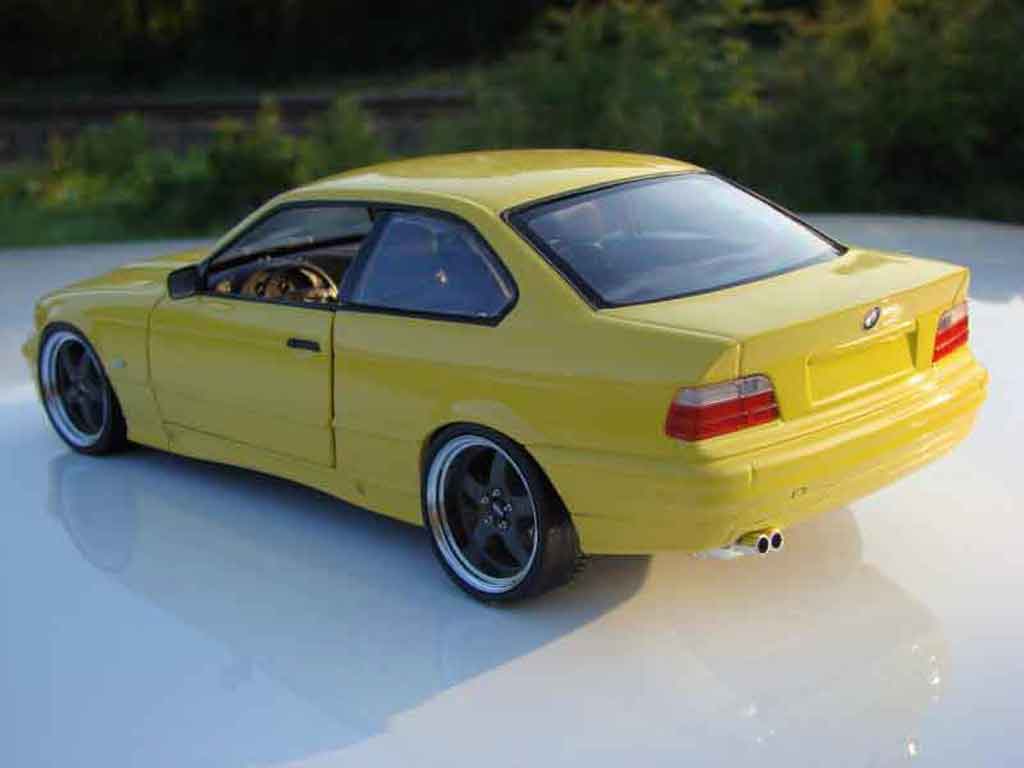 Bmw 325 kit m3 E36 e36 coupe yellow kitee 1/18 Ut Models