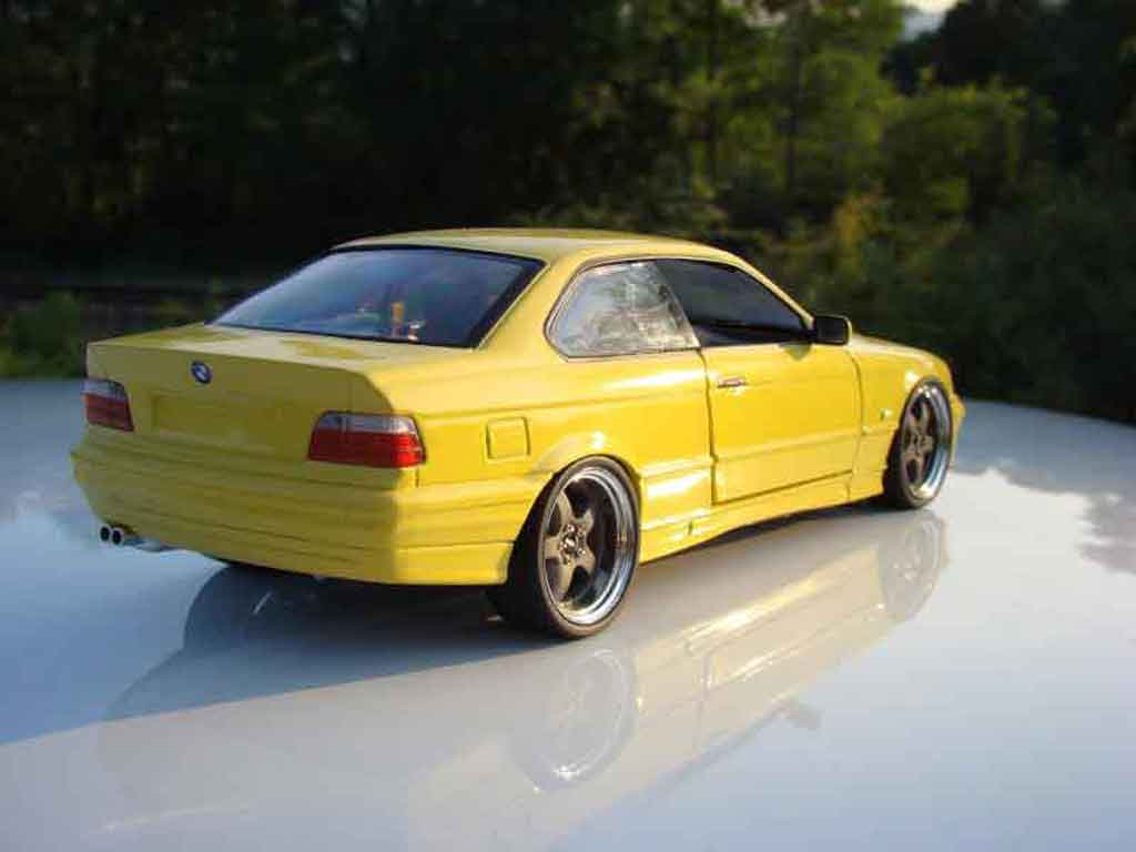 Bmw 325 kit m3 E36 e36 coupe yellow kitee 1/18 Ut Models