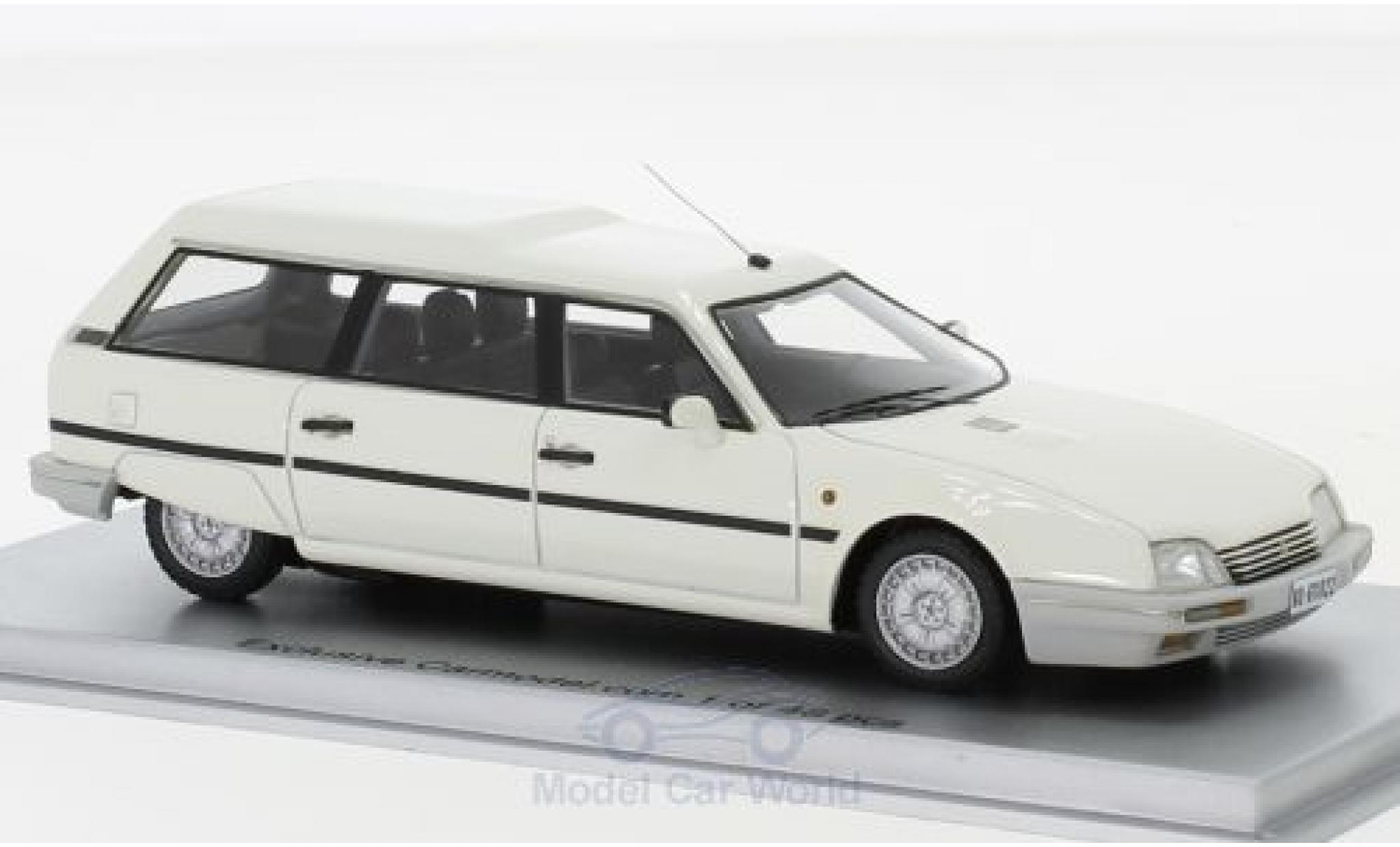 Citroen CX 1/43 Kess 25 TRD Turbo 2 Estate white 1986 diecast model cars