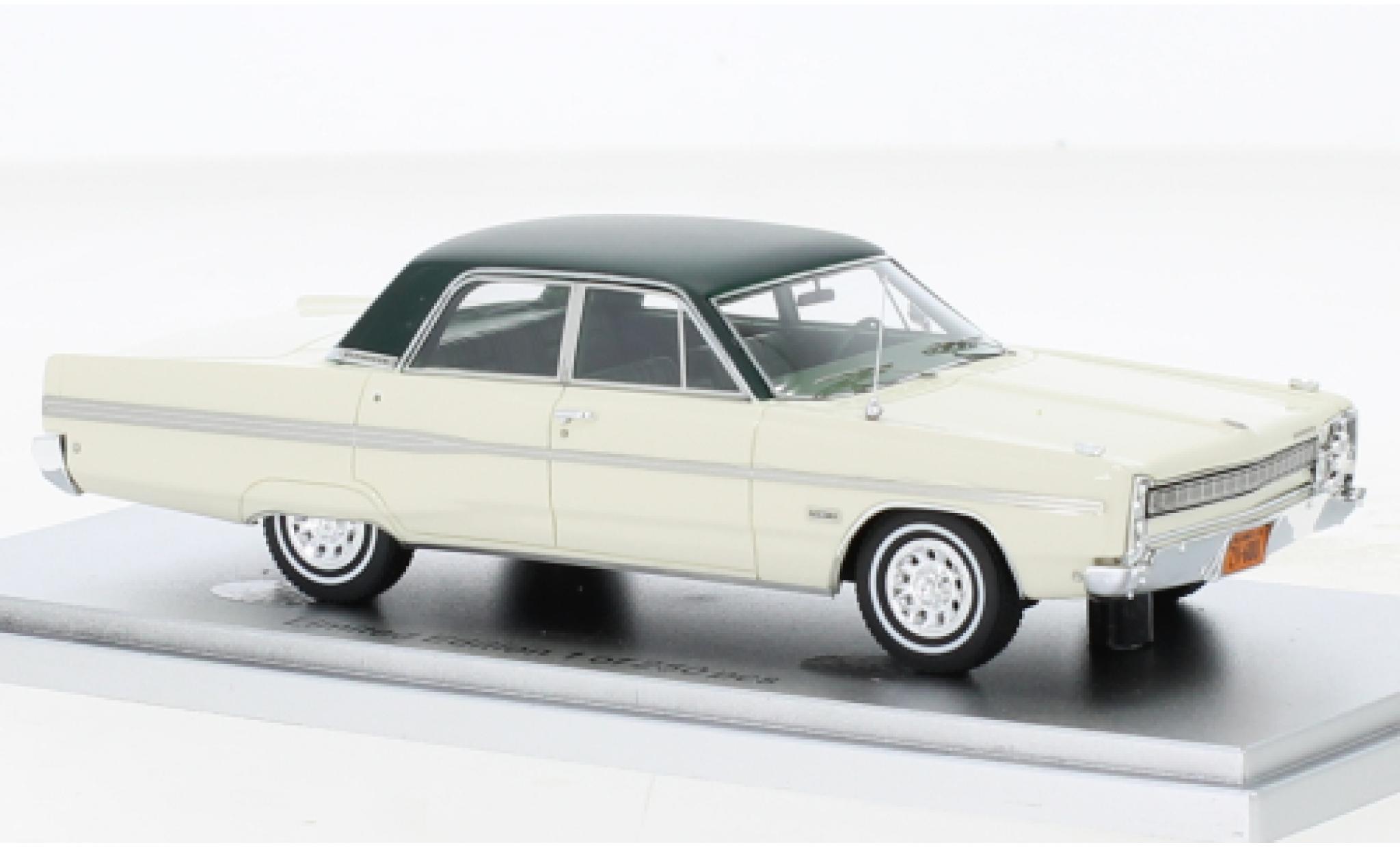 Plymouth Fury 1/43 Kess 4-Door Sedan beige/green 1968 diecast model cars