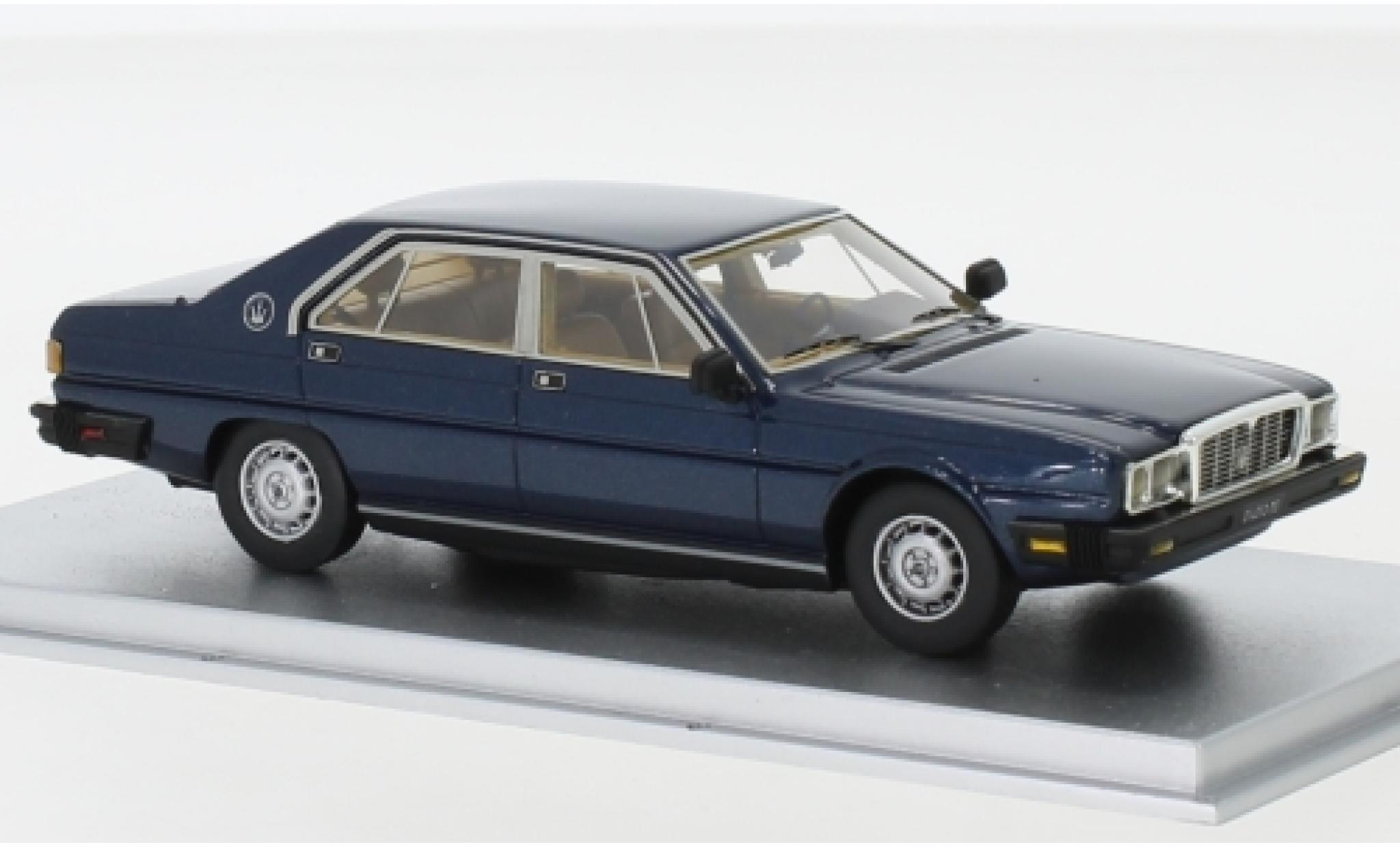 Maserati Quattroporte 1/43 Kess III 4.9 metallic blue 1983 diecast model cars