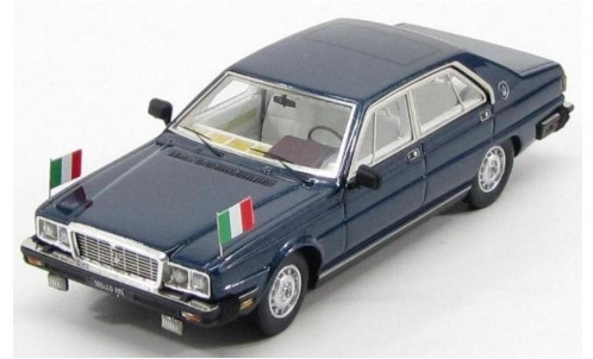 Maserati Quattroporte 1/43 Kess III 4.9 Presidential metallic blue 1983 Pertini diecast model cars
