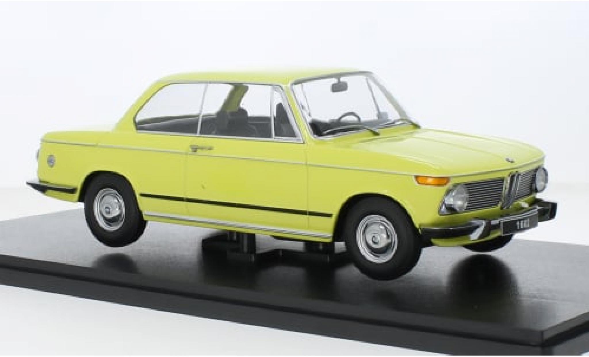 Bmw 1602 1/18 KK Scale yellow 1971 1:18 diecast model cars