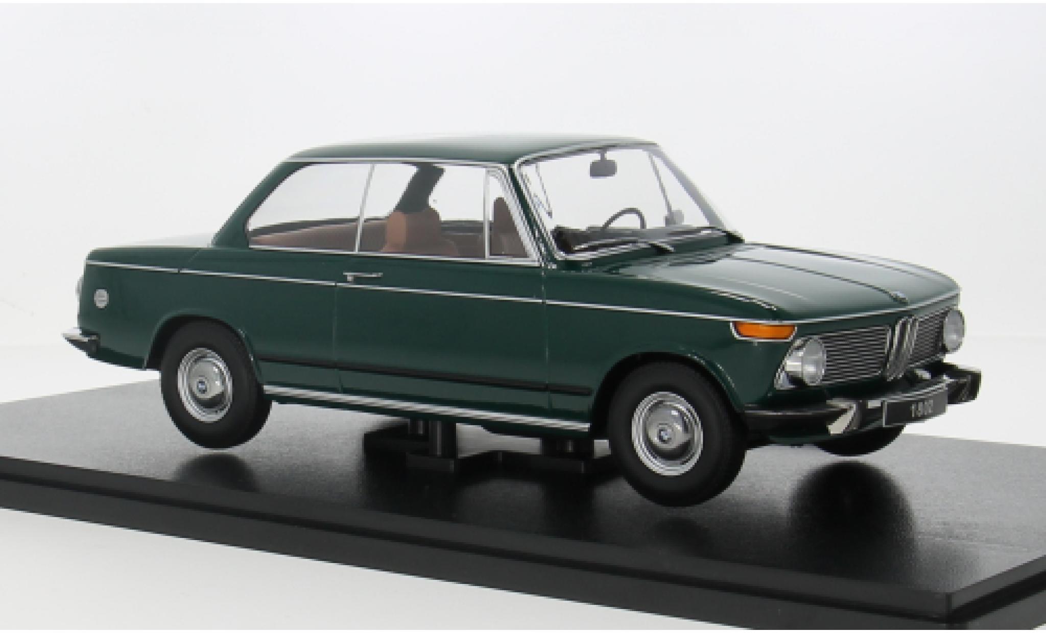 Bmw 1802 1/18 KK Scale 1.Serie Facelift green 1971 1:18 diecast model cars