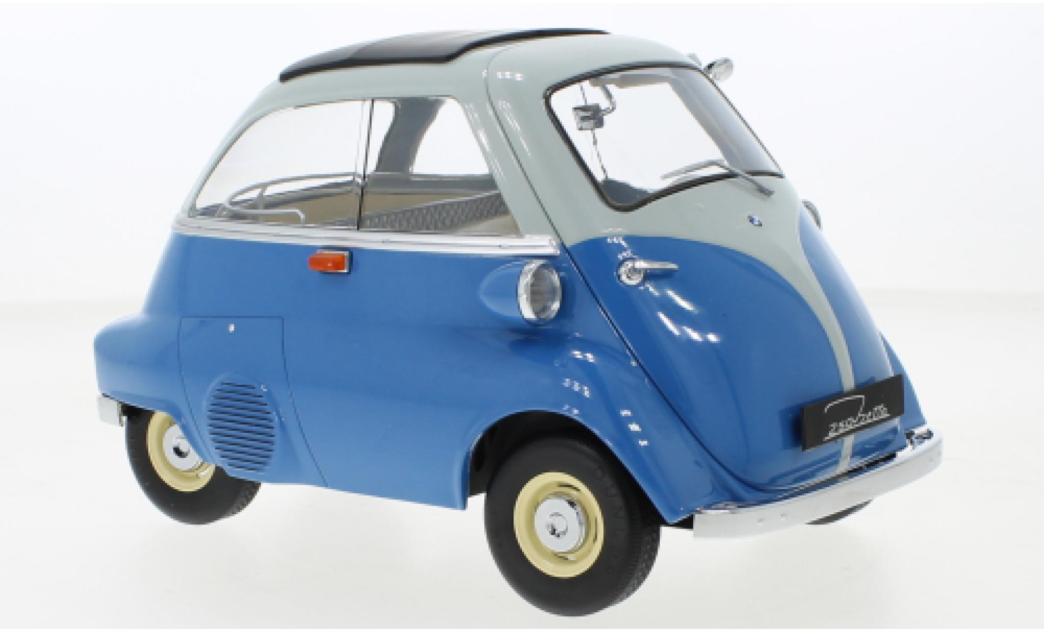 Bmw Isetta 1/12 KK Scale blue/grey 1959 1:12 diecast model cars