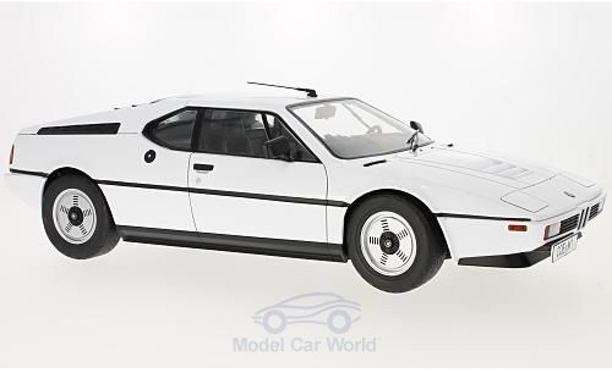 Bmw M1 1978 1/12 KK Scale (E26) white 1978 diecast model cars