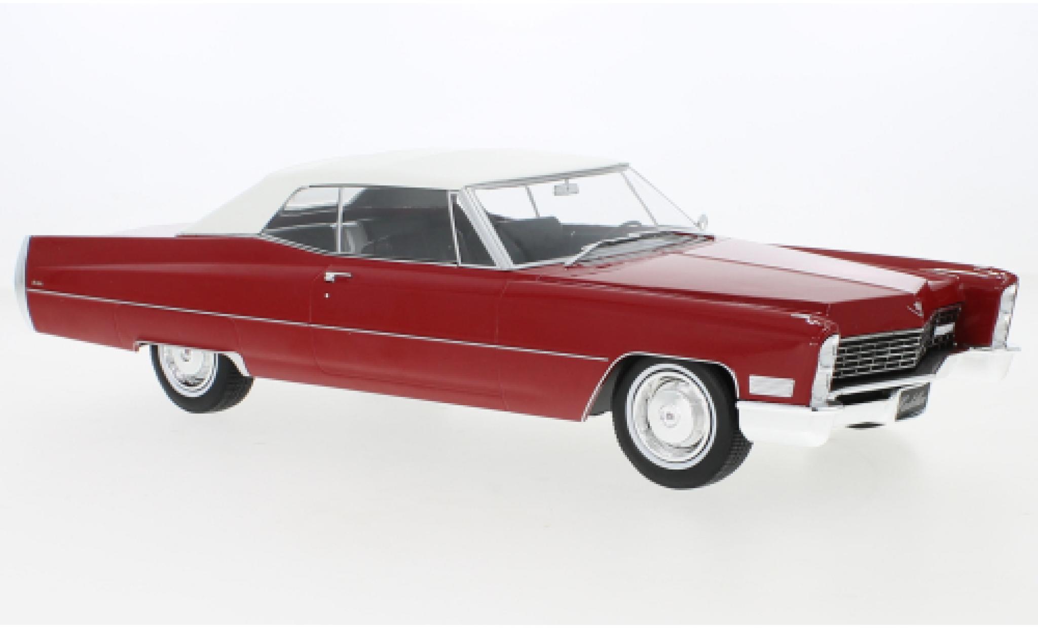 Cadillac Deville 1/18 KK Scale DeVille Convertible red/white 1967 1:18 diecast model cars