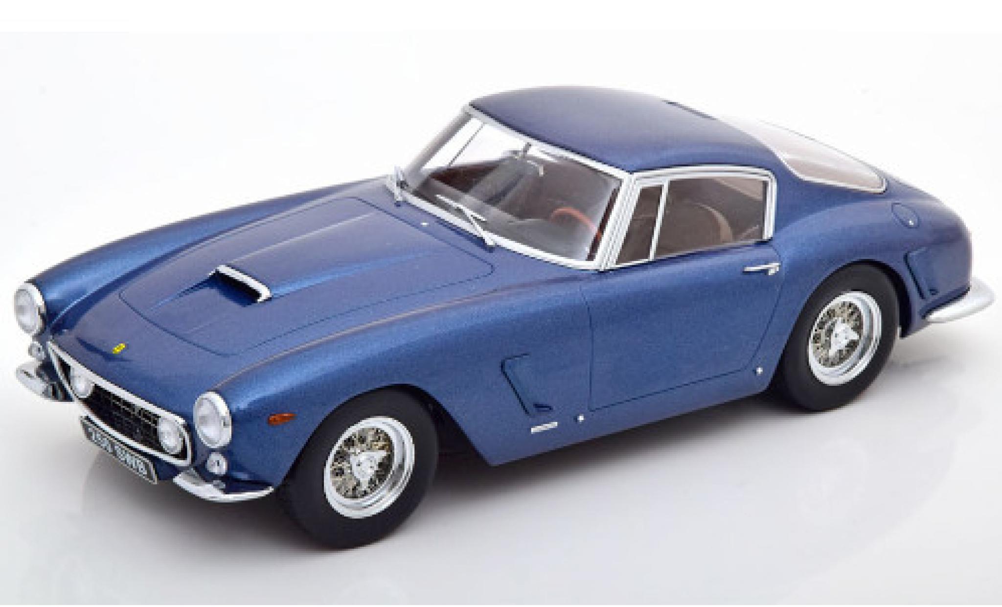 Ferrari 250 1/18 KK Scale GT SWB Passo Corto metallic blue 1960 diecast model cars