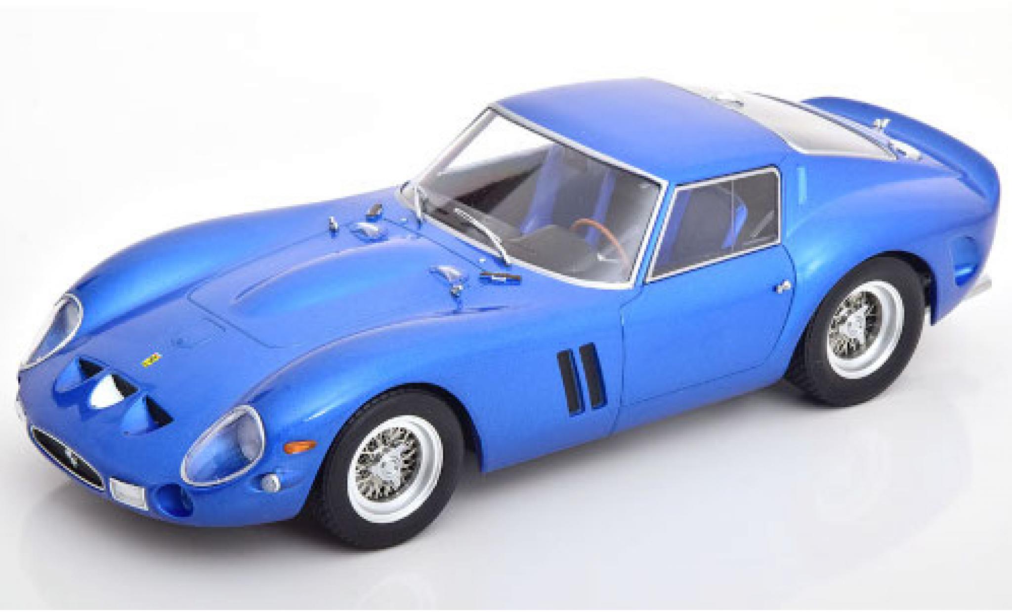 Ferrari 250 1/18 KK Scale GTO metallic blue 1962 mit Decals diecast model cars
